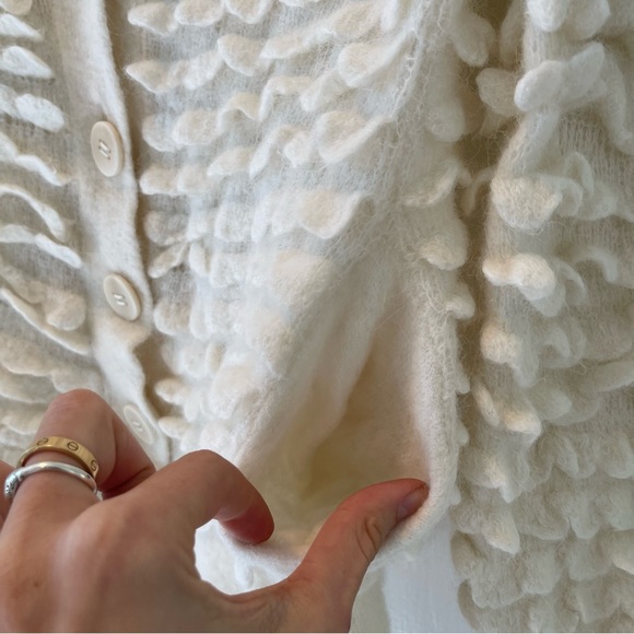 Zimmermann Scalloped Alpaca Blend Cardigan - Picture 11 of 12
